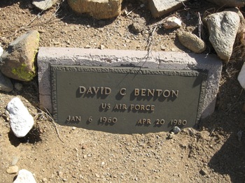 Benton,   David Carson gravesite