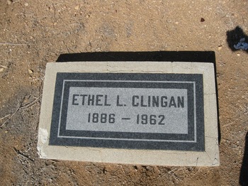 Clingan,   Ethel Louise gravesite