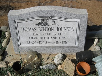 Johnson,   Thomas Benton gravesite