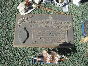 Johnson,   Tina Marie gravesite