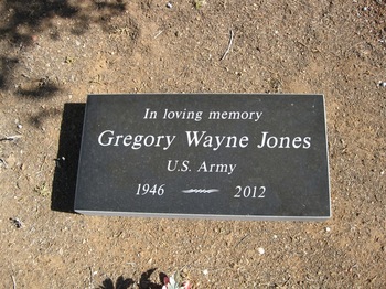 Jones, Gregory Wayne gravesite