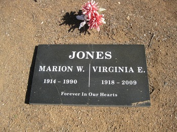 Jones, Marion Willard gravesite