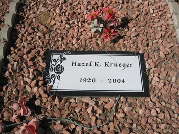 Krueger,   Hazel Katherine gravesite