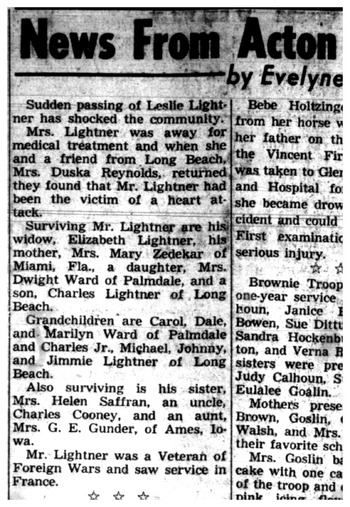 Lightner, Leslie Seward document