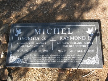 Michel,   Georgia G. gravesite