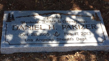 Pakizer, Daniel Hilary gravesite