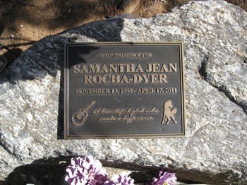 Rocha-Dyer,   Samantha Jean gravesite