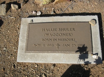 Shuler, Hallie gravesite