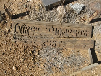 Thompson, Virgil Denley ('Rusty') gravesite