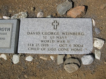 Weinberg,   David George gravesite