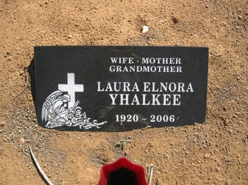 Yhalkee,   Laura Elnora gravesite