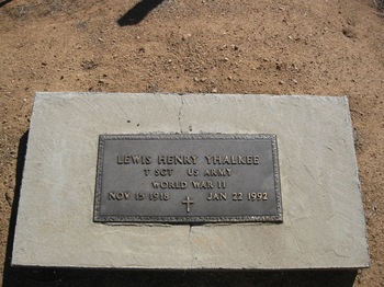 Yhalkee,  Sgt Lewis Henry gravesite