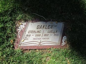 Oakley,   Sterling A. gravesite