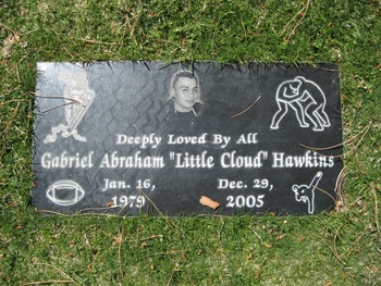 Hawkins,   Gabriel Abraham ('Little Cloud'') gravesite