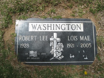 Washington,   Robert Lee gravesite