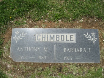 Chimbole,   Barbara I. gravesite