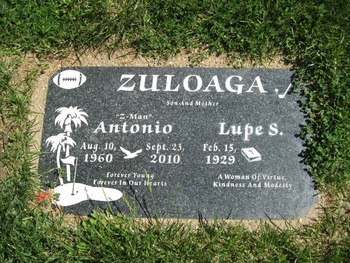 Zuloaga,   Lupe gravesite