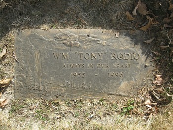 Rodio,   William Anthony ('Tony') gravesite