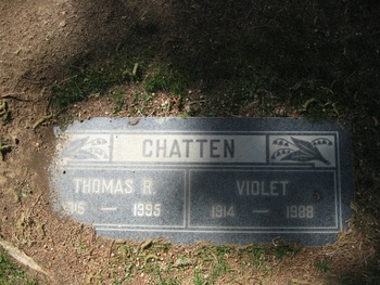 Chatten,   Thomas Richard gravesite
