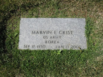 Crist, Marvin Eugene gravesite