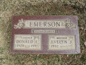 Emerson,   Donald Edward gravesite