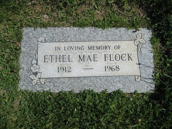 Flock,   Ethel Mae gravesite