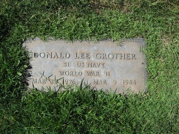 Grother,   Donald Lee gravesite