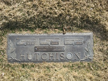 Hutchison,   Warren Paul gravesite