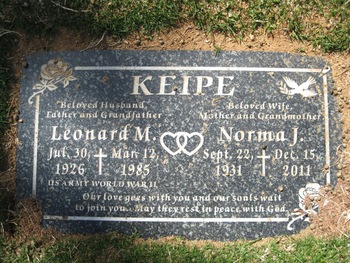 Keipe,   Leonard Marvin gravesite
