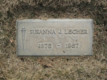 Lecher, Susanna Jacobi gravesite