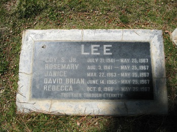 Lee,   Rebecca gravesite