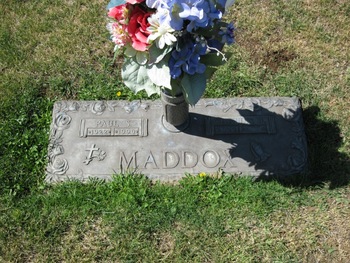 Maddox,   Paul Sanford gravesite
