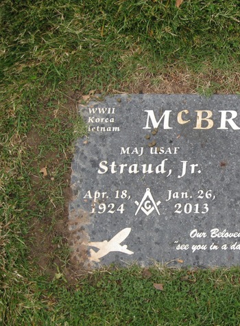 McBride, Jr.  Straud gravesite