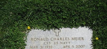 Meier,   Ronald Charles gravesite