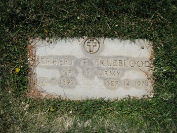 Trueblood,   Herbert Cyrus gravesite