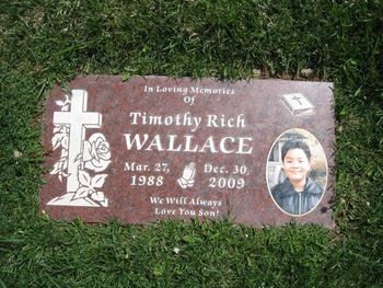 Wallace,   Timothy Rich gravesite
