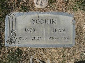 Yochim,   Jean gravesite