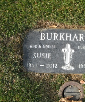 Burkhardt,   Susie D. gravesite