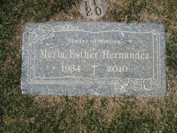Hernandez,   Maria Esther gravesite