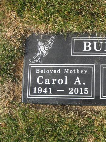 Burton,   Carol A. gravesite