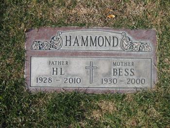 Hammond,   Bess gravesite
