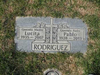 Rodriguez,   Lucita gravesite