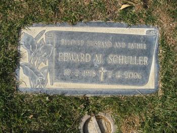 Schuller,   Edward M. gravesite