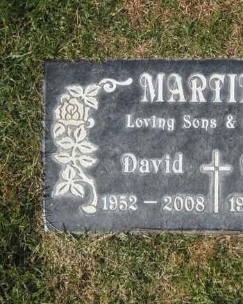 Martinez,   David Allan gravesite