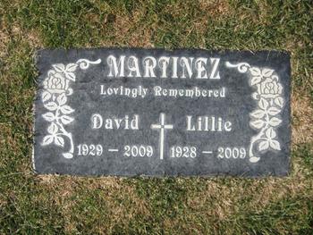 Martinez, David gravesite