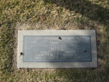 Hill,   Bessie E. gravesite