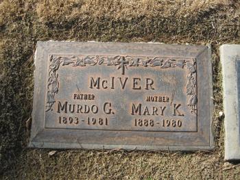 McIver, Murdo George gravesite