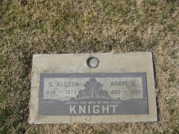 Knight, Argyl L. gravesite