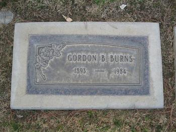 Burns,   Gordon Benjamin gravesite