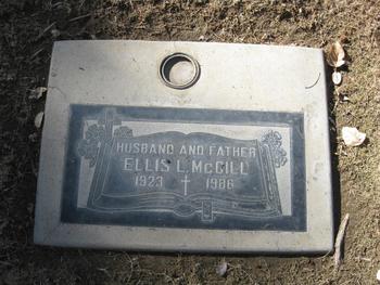 McGill,   Ellis Loyd gravesite
